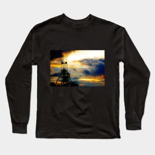 South Crofty At Sunset Long Sleeve T-Shirt